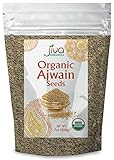 Jiva USDA Organic Ajwain Seeds 7oz - Packaged in Resealable Bag