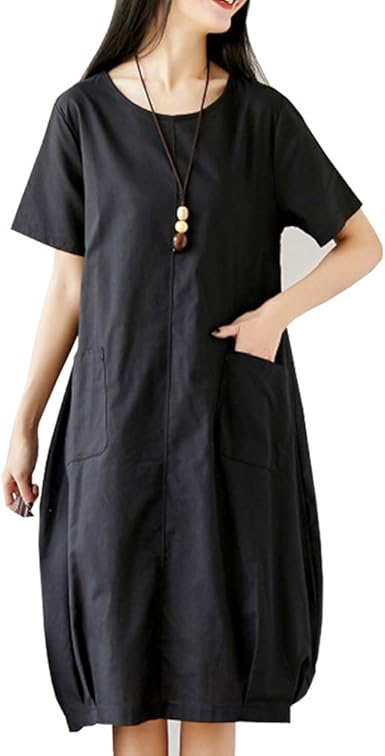 black linen sundress