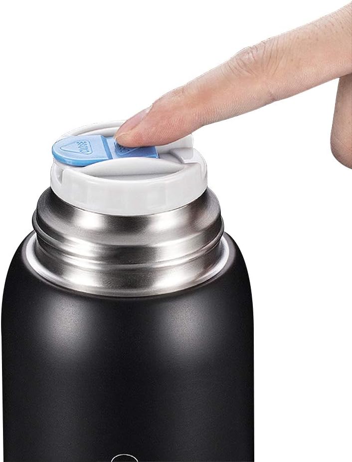 Y·J&H Double Walled Vacuum Insulated Bottle with Cup, Stainless Steel Thermo Flask, Reusable Drinking Water Bottles BPA Free - Image 5