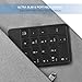 Bluetooth Number Pad, Wireless Numeric Keypad - Lekvey Rechargeable Slim 18-Key Number Keypad Keyboard Compatible for MacBook, iMac, OS, Windows, Laptop, PC Surface Pro, etc