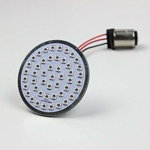 Rear Led turn signal light 2" 50mm Bullet style Turn signals Red Red for Harley Davidson
