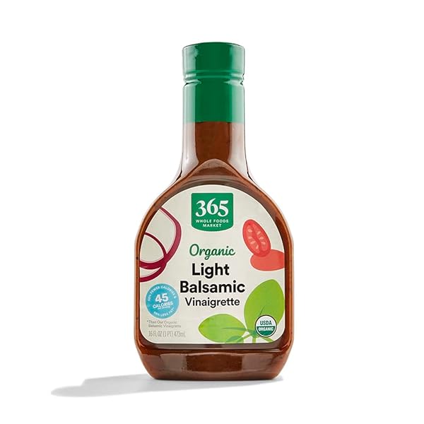 365 BY WHOLE FOODS MARKET, ORGANIC LIGHT BALSAMIC VINAIGRETTE, 16 FZ
