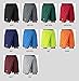 CLSL TM-MTP07-DGY_Large j-XL Tesla Men's Lightweight HyperDri Running Shorts With Pockets MTP07