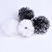 DIY 12pcs Faux Fur Pom Pom Ball for Knitting Hat with Snap Button, Beanie Hat Fur Ball, Attachable Pompom Ball, Work Great with Knitting Loom