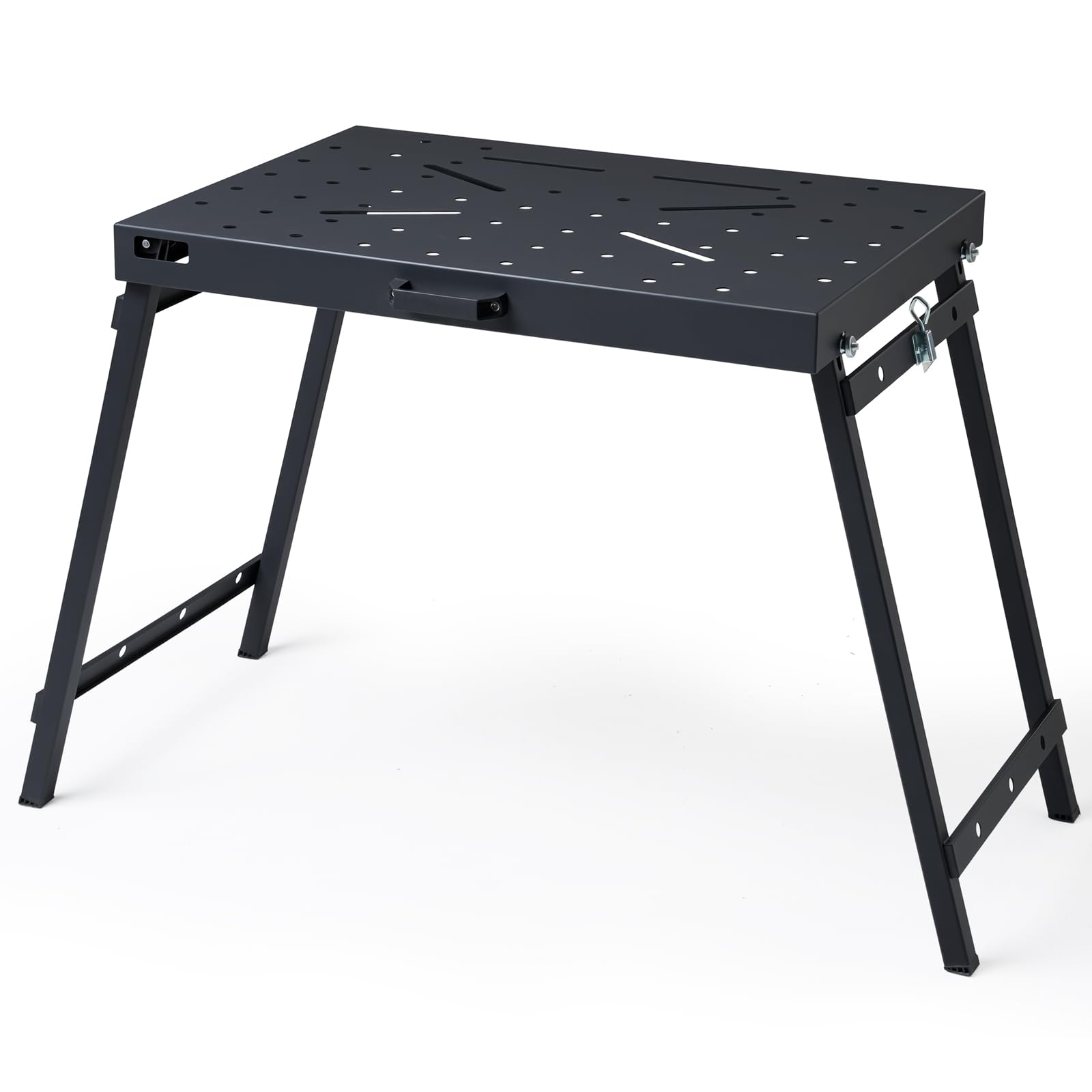 Photo 1 of OLBRUS Welding Table Foldable Work Bench, Folding Workbench,1000LBS Capacity Heavy-Duty Welding Workbench with Fixture Holes, Foldable Steel Work Bench for Welding, Assembly & Repair
