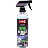 P&S Professional Detail Products Epic Waterless Wash – No-Water Car Cleaner, Polymer Gloss Intensifier, Safe on Paint, Metal & Glass, Quick Detailer & Wax Alternative, 1 Pint