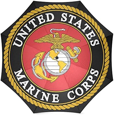 New Year Gifts/Thanksgiving Day USMC United States Marine Corps Anti Rain Windproof Travel Golf Sports Foldable Umbrella