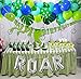 Dinosaur Party Decorations Dinosaur Balloons Garland ROAR Balloon Dino Happy Birthday Banner Tropical Palm Leaves Imitation Leaf Green