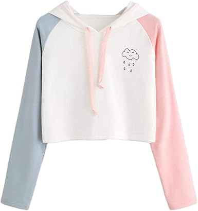 cloud print sweater