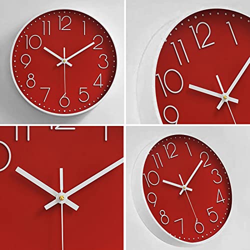 Preciser Kitchen Wall Clocks 12 Inch Vintage Style NonTicking Wall