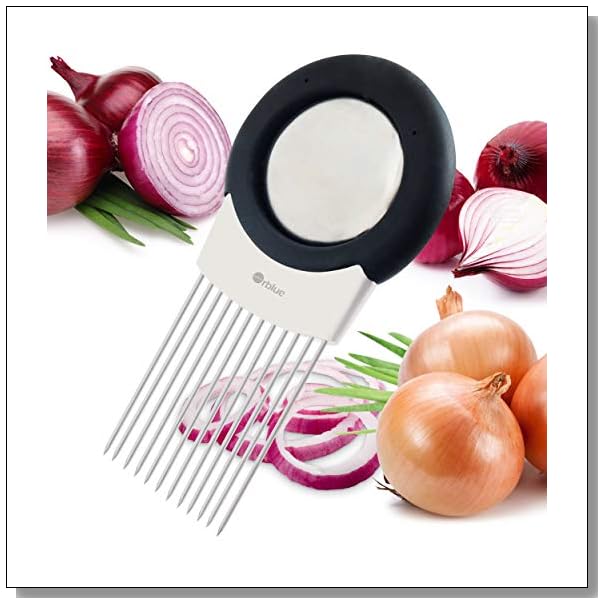 Safe Way to Slice Onions without Cutting Your Fingers BLUE CRYSTAL SKY