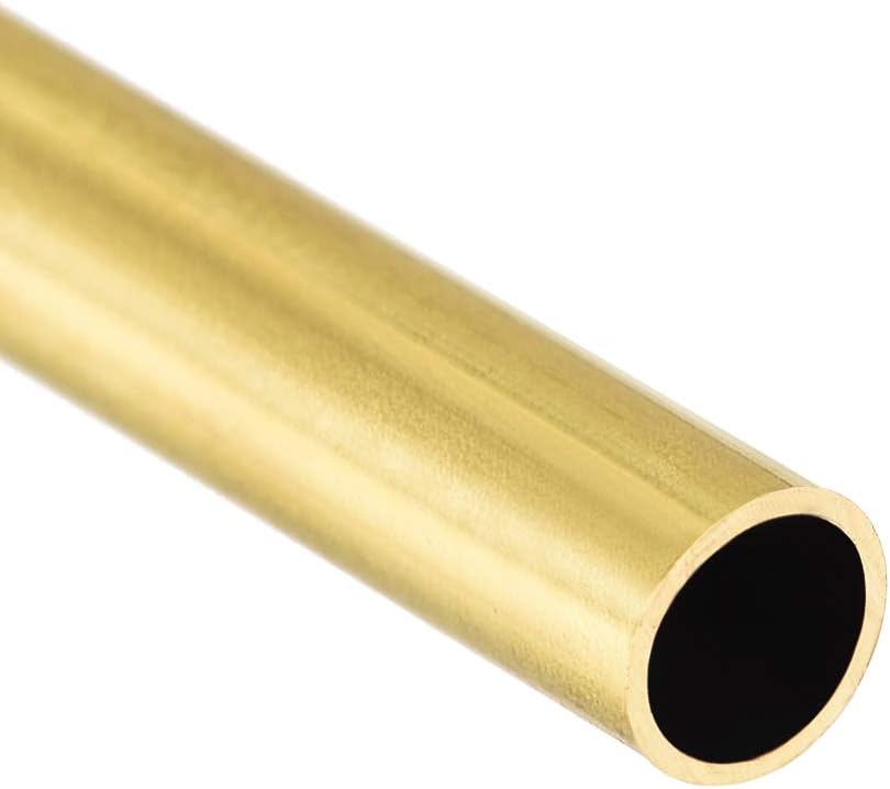 uxcell Brass Round Tube 300mm Length 4mm OD 0.5mm Wall Thickness