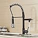 Rozin Oil Rubbed Bronze Pull Down Spray Kitchen Sink Faucet Swivel Spout Mixer Tap Wet Sink Bar Faucets