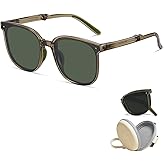 Carry Polarized Mini Folding Sunglasses Women Polarized UV Protection Trendy Designer Sun Glasses