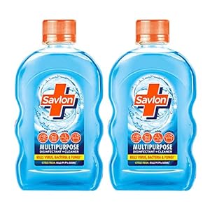 Savlon Multipurpose Disinfectant Cleaner Liquid, 500ml (Pack of 2) | Kills germs on Multiple surfaces – surfaces/floor…