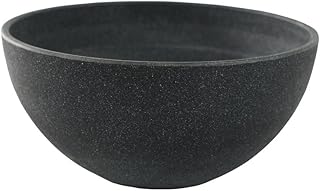 TS Pflanzschale, Cera-Mix Pflanzgefäß Nova, frostbeständig und leichtgewichtig, blackwash, 26x26x13 cm, 136499