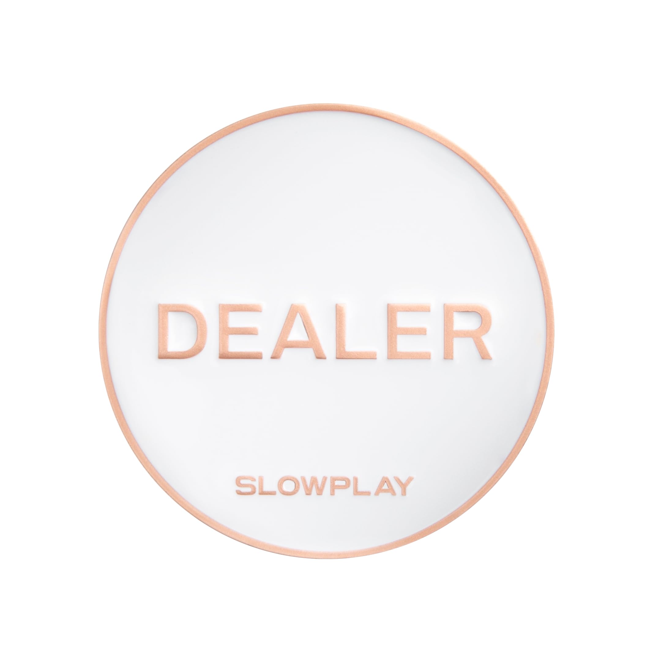 SLOWPLAY Godel Casino Grade Pro Dealer Button for Texas Holdem Poker, Large Presence, Luxury Poker Accessories, Zinc Alloy Material