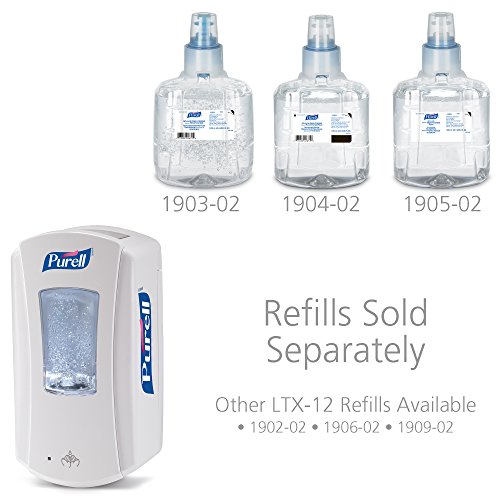 image for PURELL LTX-12 Touch-Free Hand Sanitizer Dispenser, White, Dispenser fo