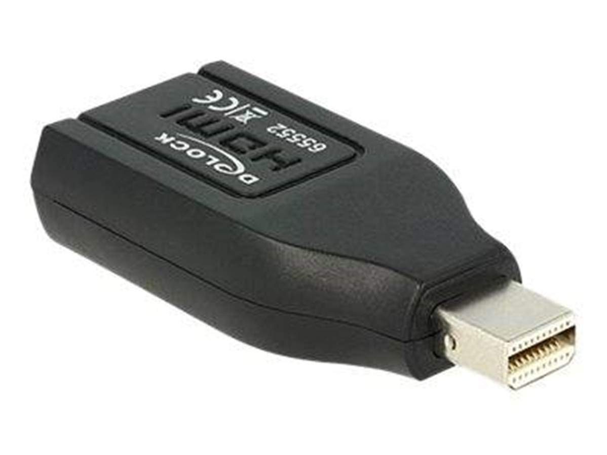 DeLock Mini DisplayPort Adaptor 1st Male to HDMI Female Black