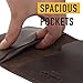 Leather Passport Holder - Cover - Travel Wallet Case Leather Passport Cover Accessories - Dark Brown