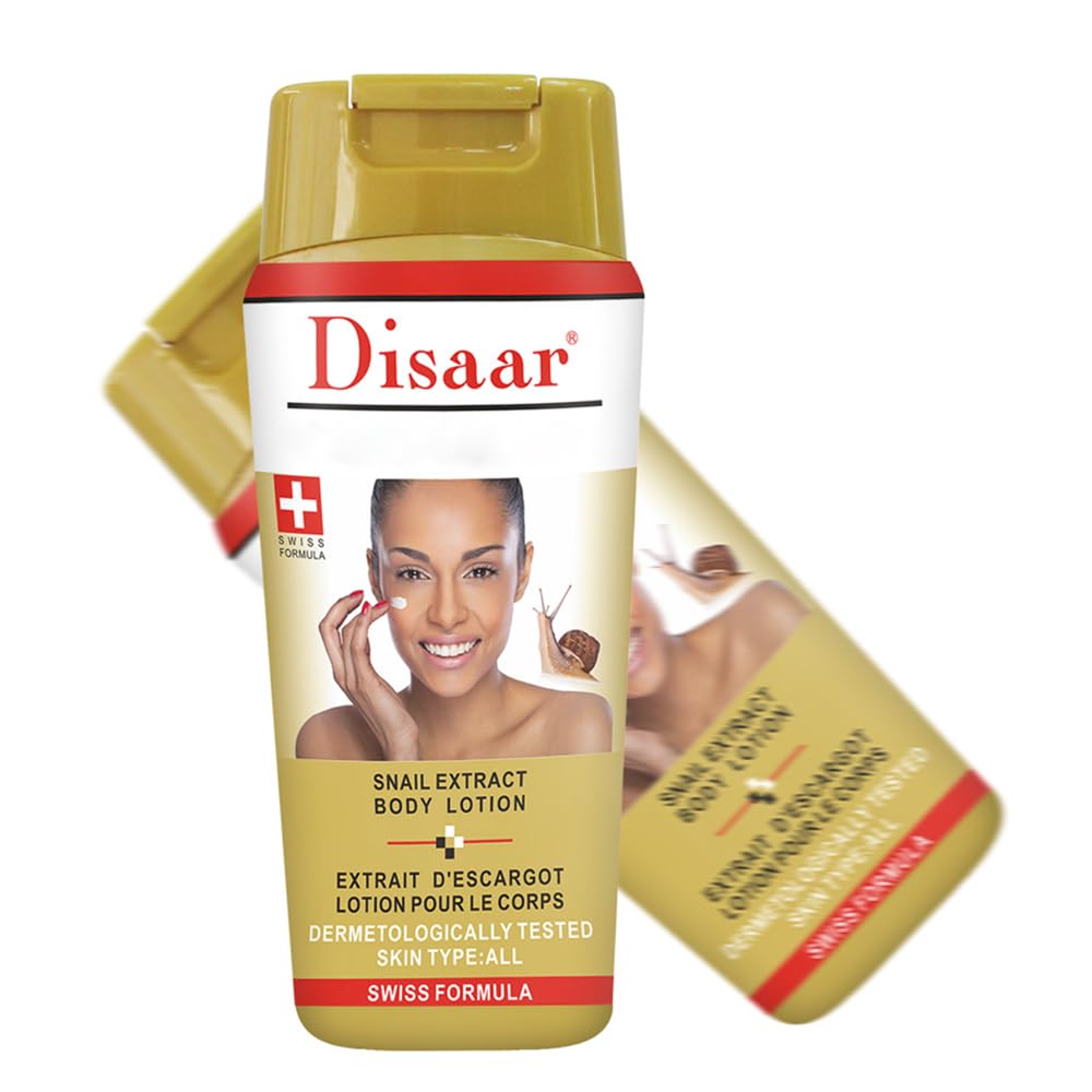 DISAAR BEAUTY Disaar Whitening Cream Face Body Legs Knees Private Swiss Formula Essense 250Ml (Snail Extract)