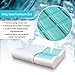 TAMPOR Memory Foam Pillow Cool Gel Contour Pillow for Neck Support, Hypoallergenic Neck Pillow for Sleeping, with Extra Replacement Pillow Protector, Standard