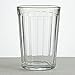 Russian Traditional Granyoniy Paneled Hot Tea Glass, 7 oz, for Metal Holder Podstakannik, Vintage, USSR, Soviet