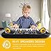 M SANMERSEN Piano for Kids, 37 Keys Kids Piano LCD Display / Double Speakers Musical Piano for Kids with Piano Score Electronic Piano Educational Piano Toys Gift for 3-12 Years Boys Girls
