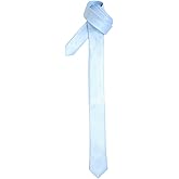Retreez Skinny Tie Necktie with Stripe Textured