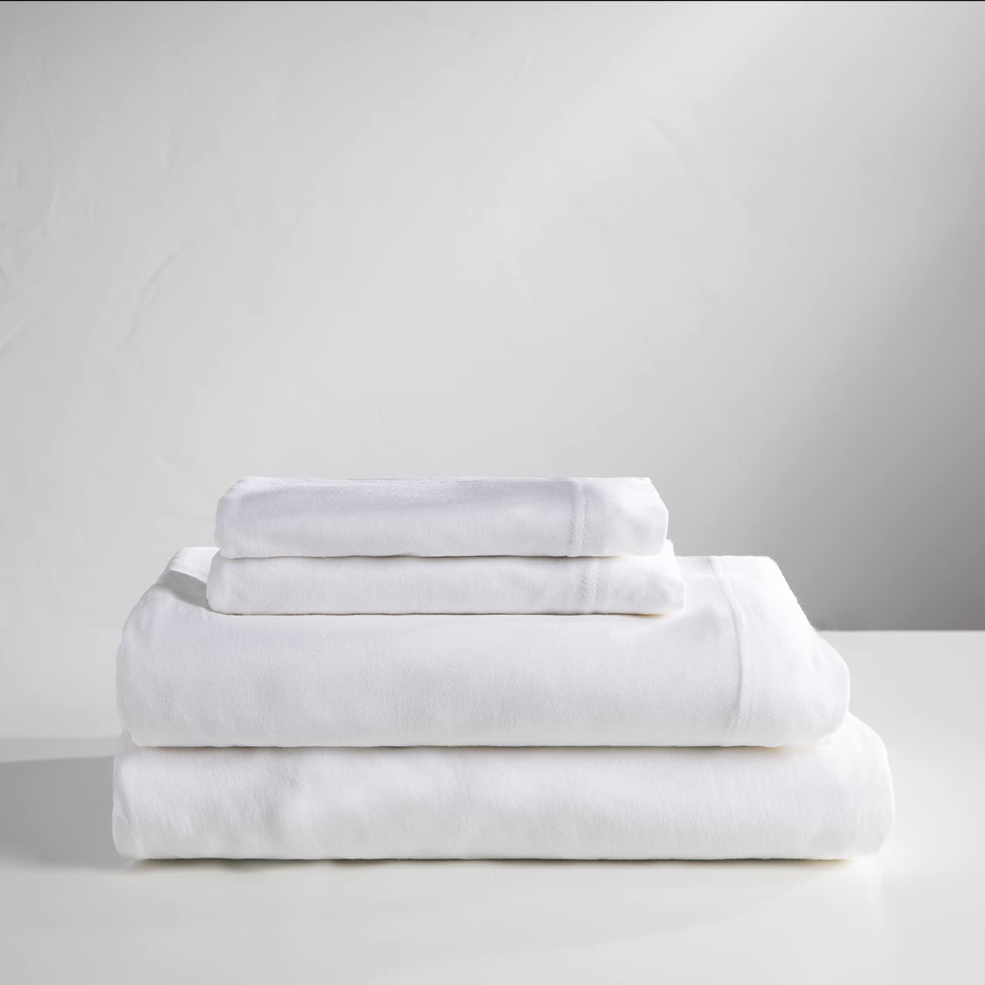 Baltic Linen Cotton Sheet Set, White, Full