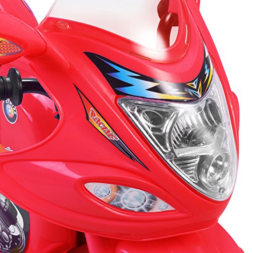 Kids Ride On Motorcycle 6V Toy Battery Powered Electric 3 wheel w/Remote Control