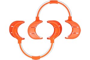 COTISEN Watch Ya Mouth Game Speak Out Mouthpiece Opener C-Shape Silicone Cheek Retractor Lip Stretcher Spreader Expander Separator Widener Comfortable for Adult Kids Teeth Whitening Gel Dental 2 PCS