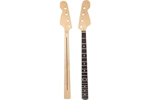 Electric Bass Maple Rosewood Fretboard 21 Frets Semi Finished Replacement Part Musical Instrument
