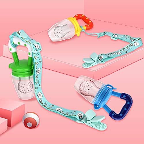 Food Feeder Baby Fresh Fruit Feeder (3 Pcs) with Silicone Pacifiers(3