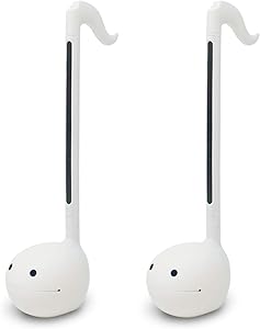 Otamatone [Japanese Edition] Japanese Electronic Musical Instrument Synthesizer by Cube / Maywa Denki from Japan, White [Set of 2]