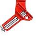 Plum Garden 90 Degrees Right Angle Clamp 100mm Aluminium alloy Corner Clamp Picture Holder Woodworking Holder (4Pcs)
