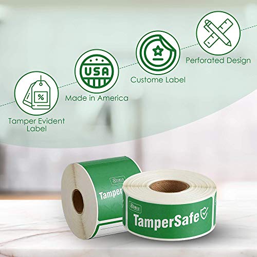 TamperSafe Tape TamperEvident Label / Seal / Sticker for Food