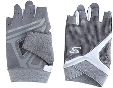Phoenixes Gym Cycling Gloves Ventilation Non-Slip Gloves Sports Tactical Fingerless Gloves (Gray)