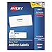 Avery Easy Peel Address Labels for Inkjet Printers 1-1/3