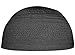 Eid Special! Plain Black Cotton Stretch Knit One-Size Kufi Hat Skull Cap - Comfortable Fit