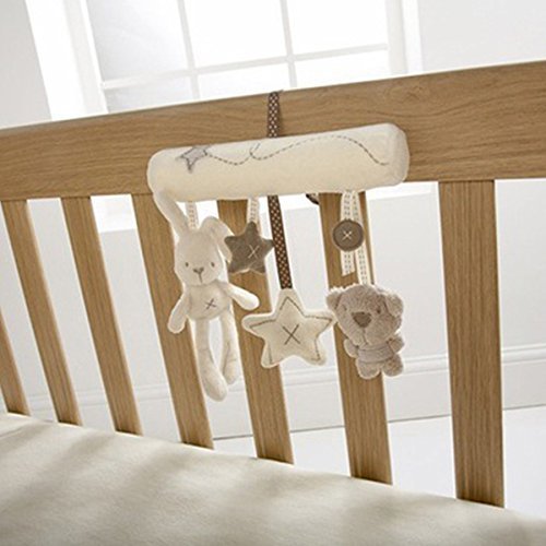 SL&F Baby Stroller Toy, Newborn Baby Car Crib Cot Pram Hanging Built-in Music with Rattle