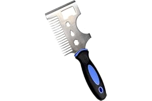 Paint Brush Cleaner Comb - Anti-Slip Grip Multifunctional Ergonomic Heavy Duty | Paint Roller Cleaner Tool - for Home Repair 