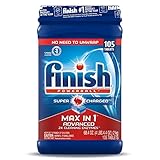 Finish Max in One Plus Dishwasher Detergent Powerball Tabs (105 ct.)