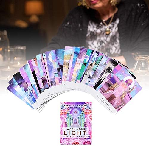 rcraftn 44 Tarot Cards English Original Rider Waite Tarot Deck Game Gifts, Tarot Card and Book Set for Beginners