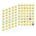 Emoji Stickers 20 Sheets with Same Happy Faces Kids Stickers from iPhone Facebook Twitter