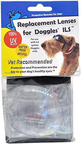 Doggles Clear Replacement Lens for ILS Style, Size: M