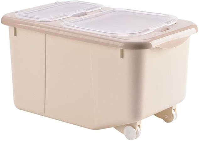 HQQSC Caja de Almacenamiento de Grano de Cocina Contenedor de Alimentos