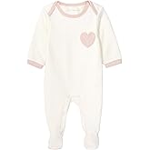 CozeeME Modal Baby Girls Sleep N' Play Coverall Newborn Sizes (0-3 Months - 9 Months)
