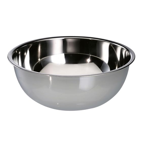 COM-FOUR® Jumbo Rührschüssel, Edelstahl, rostfrei, ca. 7 l/Ø 32 cm (01 Stück)