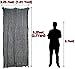 CMD 2PCS Scary Halloween Decor Creepy Cloth Decorations (Black&Grey, 78